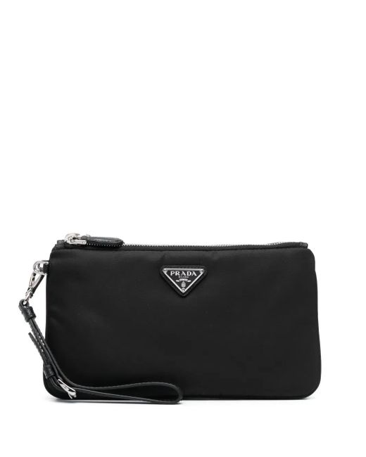Prada Black Re-Nylon Clutch