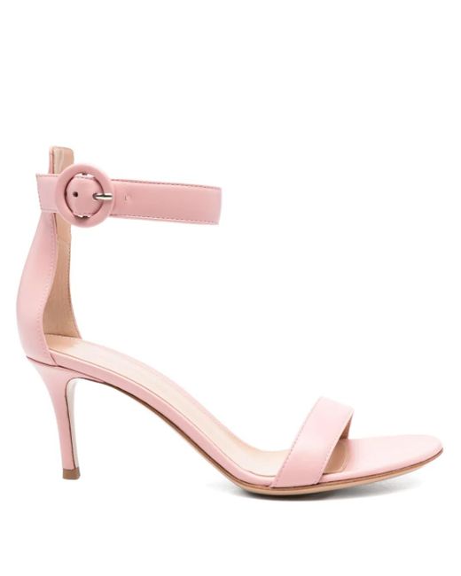 Gianvito Rossi Pink 65Mm Portofino Sandals