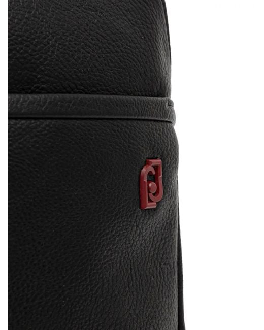 Borsa Messenger Con Zip E Logo di Liu Jo in Black da Uomo