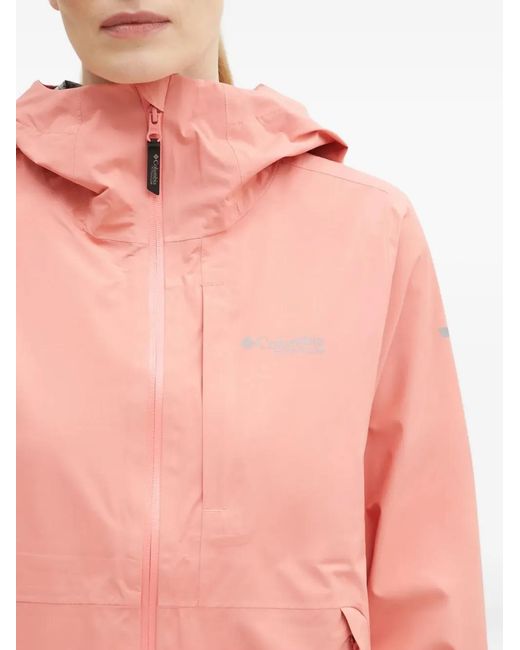 Columbia Pink Waterproof Hooded Jacket