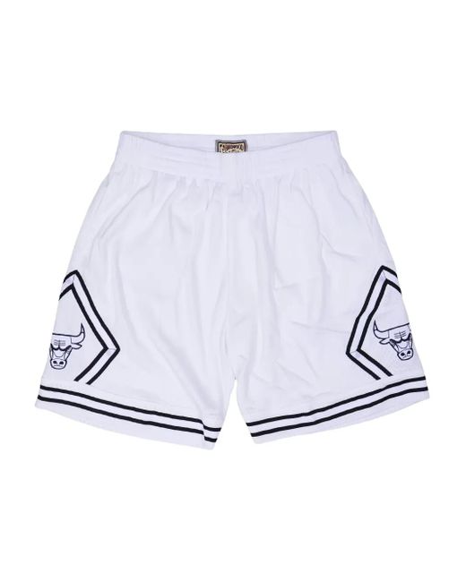 Mitchell & Ness Blue 1997/98 Chicago Bulls Swingman Shorts for men
