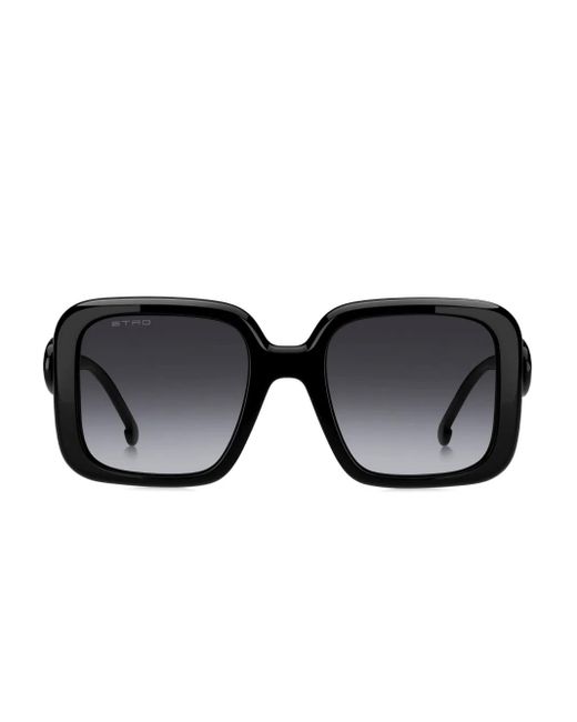 Etro Black Paisley Sunglasses