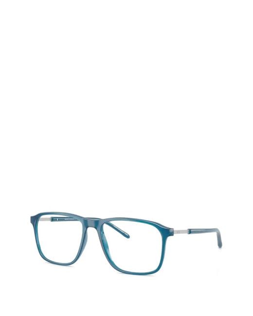 ARMANI EXCHANGE Blue Rectangle-Frame Glasses for men