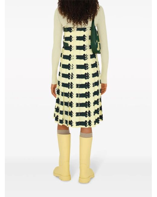 Burberry Natural Scarf-Detailed Knit Jumper