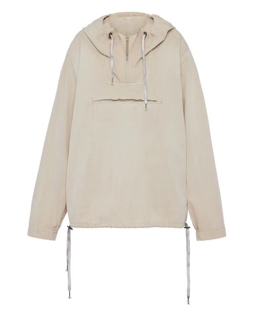 Maison Margiela Natural Drawstring Hoodie