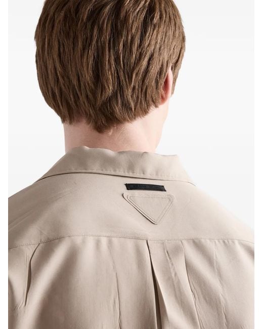 Camicia di Prada in Natural da Uomo