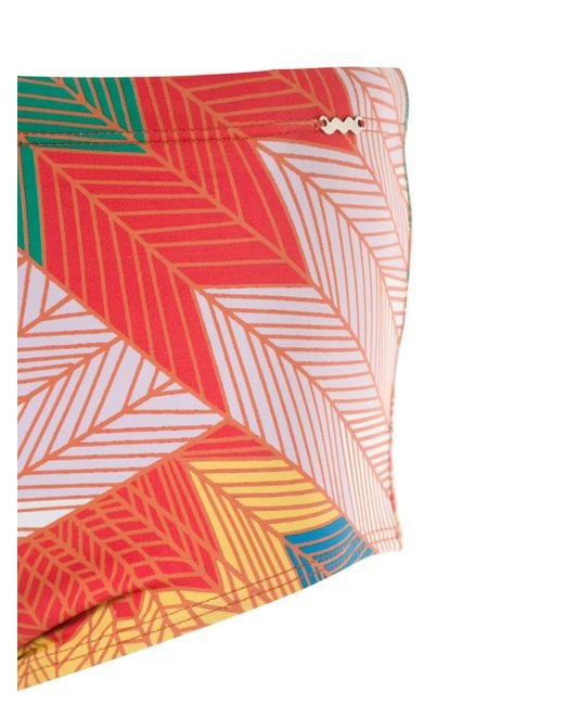 メンズ Amir Slama Cocar Francês ボクサー水着 Multicolor