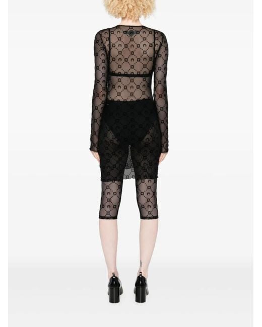 MARINE SERRE Black Dresses