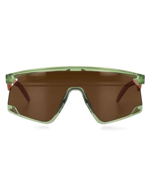 Oakley Brown Bxtr Shield-frame Sunglasses