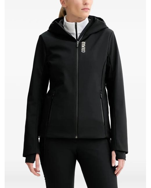 Colmar Black Hooded Ski Jacket
