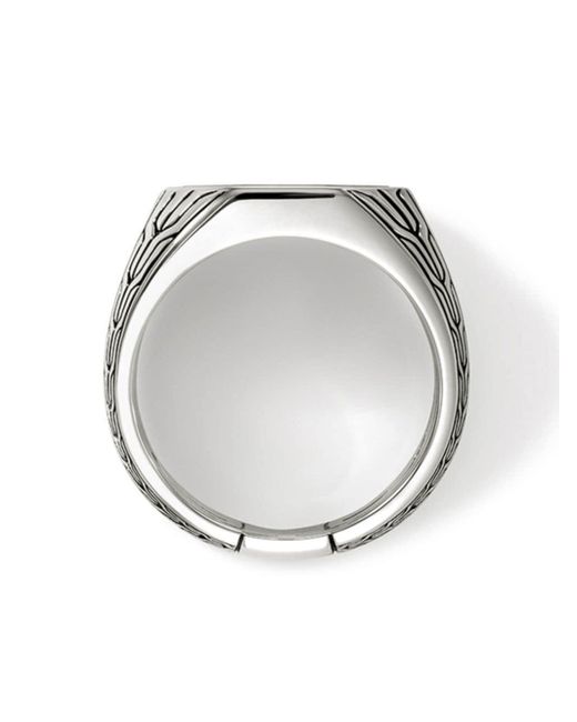 Chevalière en argent sterling John Hardy pour homme en coloris Blue