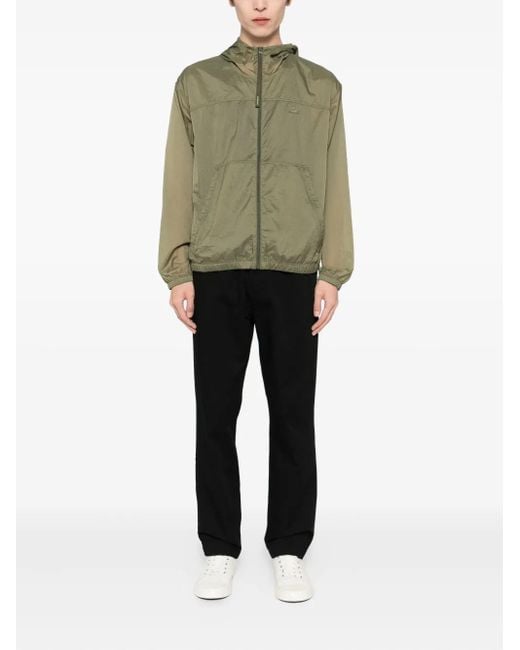 Lacoste Green Logo-Embroidered Jacket for men