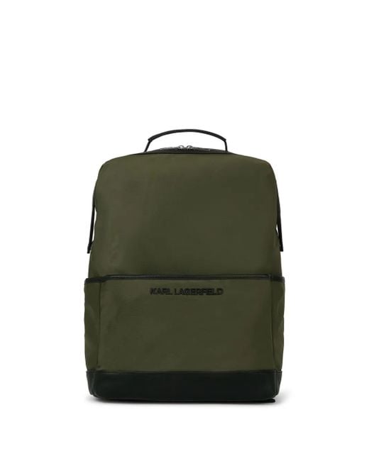 Karl Lagerfeld Green K/Essential Backpack for men