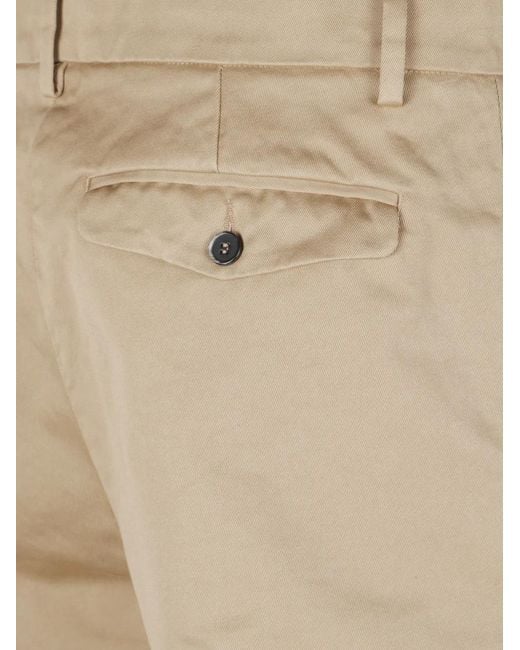 Barena Natural Buttoned Trousers for men