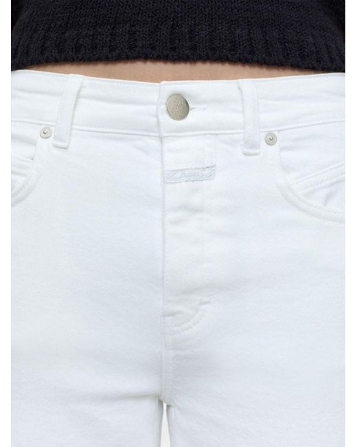 Jeans Nikka a gamba ampia di Closed in White