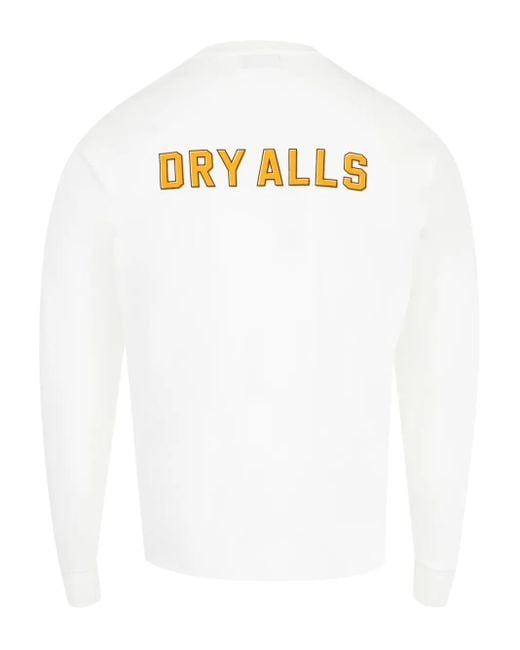 Human Made White Heart-Logo Long-Sleeve T-Shirt for men