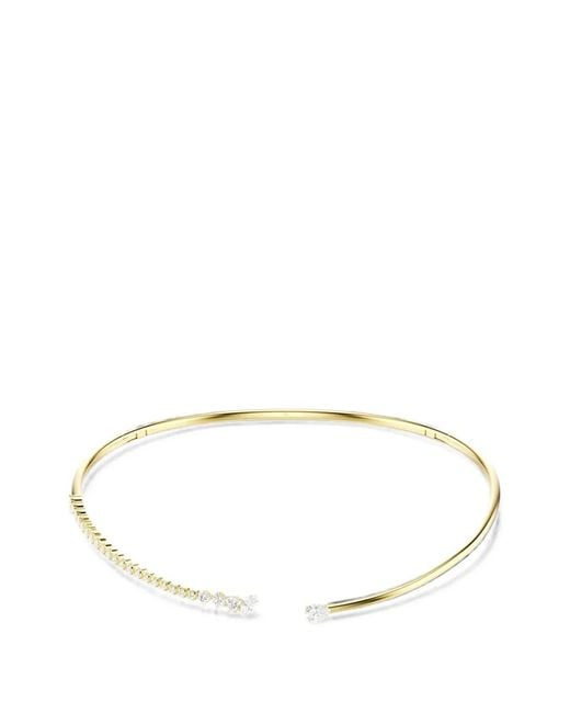 Swarovski White Crystal-Embellished Necklace