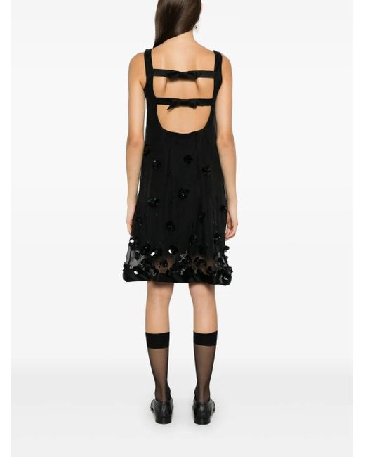 Viktor & Rolf エンブロイダリー ミニドレス Black