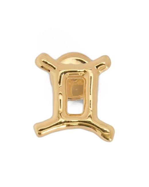 Jil Sander Metallic Zodiac-Sign Single Earring
