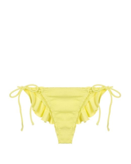 Bragas de bikini Malgosia con volantes Clube Bossa de color Yellow