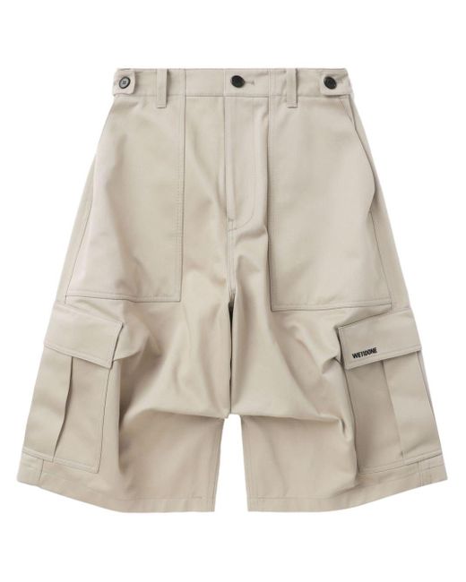 we11done Natural Cargo-Shorts