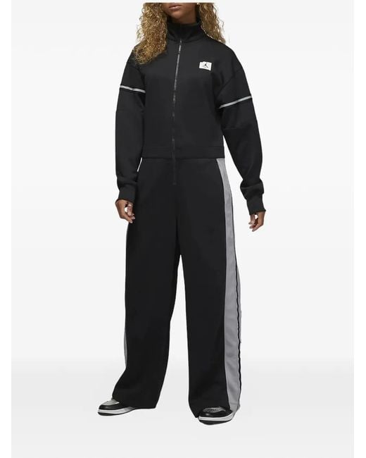 Nike Black Logo-Detail Jumpsuit