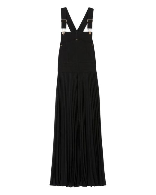 Robe Mi-Longue À Design Plissé Claudie Pierlot en coloris Black
