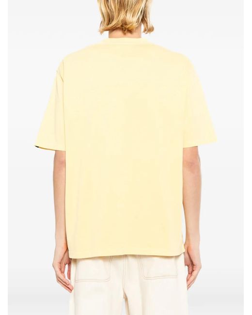 SPORT b. by agnès b. Natural Logo-Print Cotton T-Shirt for men