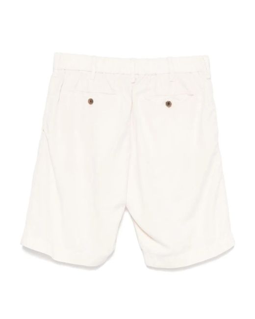 Myths White Drawstring-Waist Shorts for men