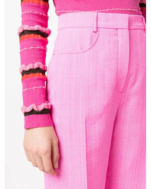 Jacquemus Le Pantalon Sauge フレアパンツ Pink