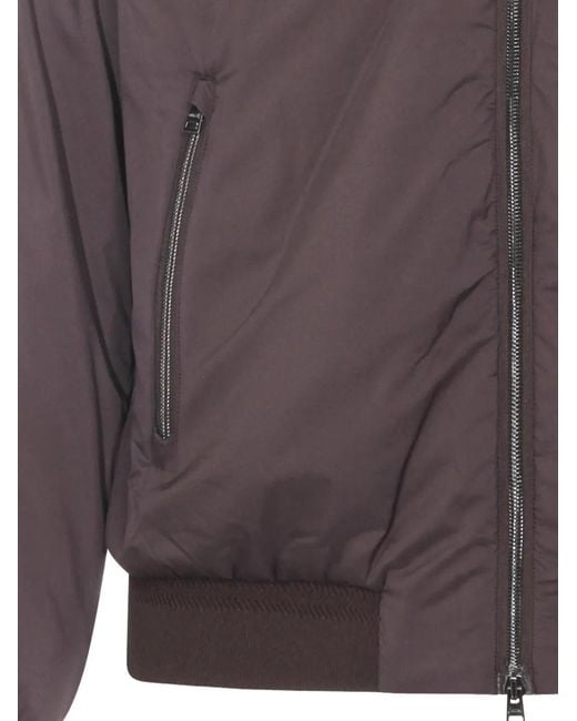 Zip bomber jacket Herno de hombre de color Brown