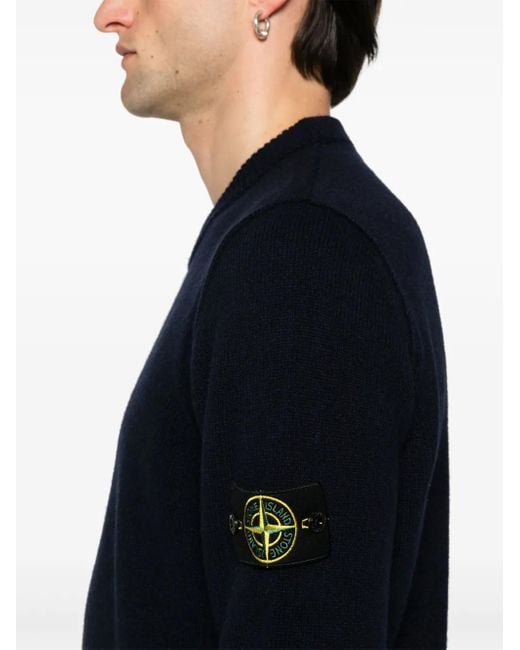 Stone Island Blue Sweaters for men