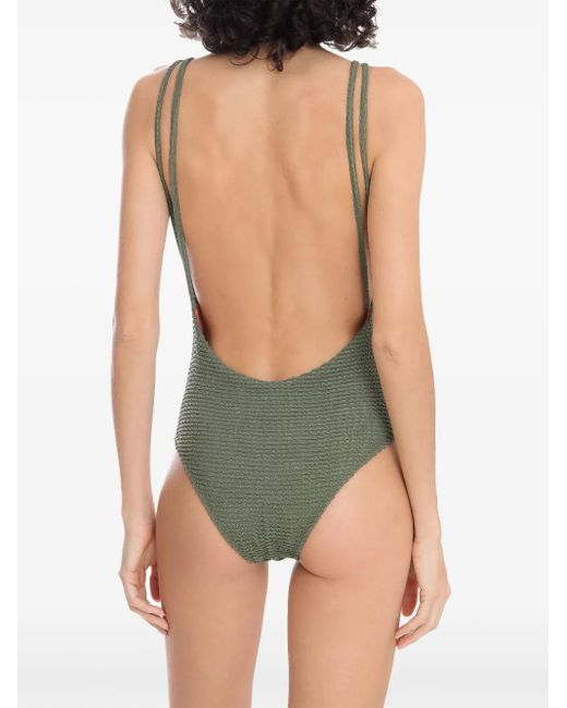 Brigitte Bardot オープンバック水着 Green