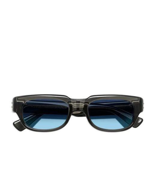 Moscot Blue Shtup Rectangle-Frame Sunglasses