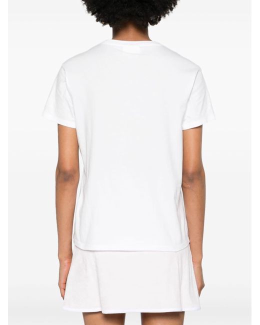 Camiseta Emilie Mc2 Saint Barth de color White