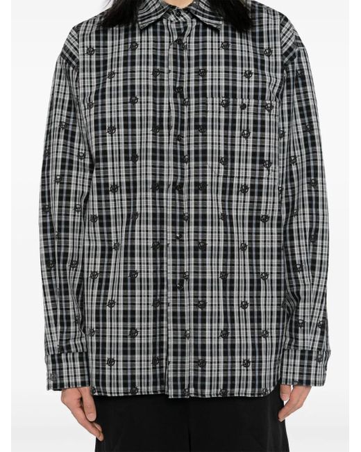 Vetements チェック シャツ Black