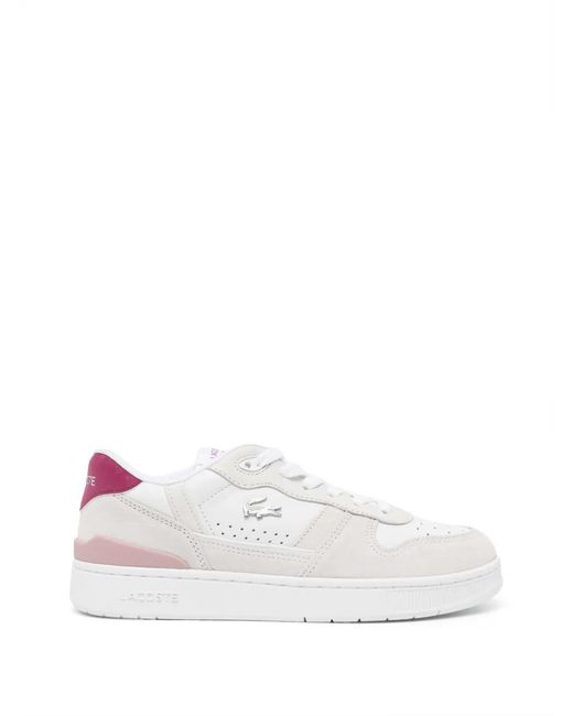 Lacoste White Baskets T-Clip Set