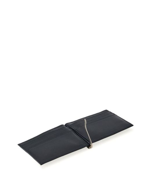 Ferragamo Black Bi-fold Leather Wallet for men