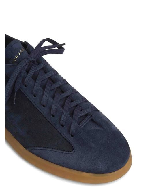 Henderson Blue Suede Sneakers for men