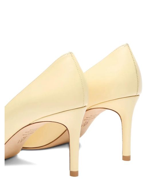 Stuart Weitzman Natural 75Mm Stuart Power Pumps