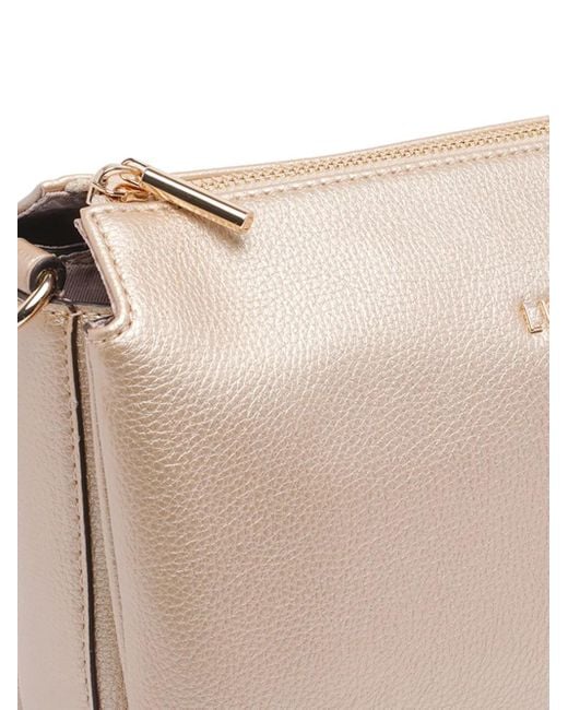 Borsa A Spalla Con Zip di Liu Jo in Natural