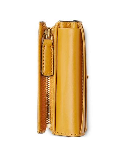 Versace Yellow Emblème Leather Wallet