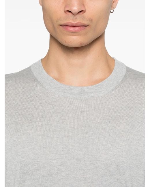 Fileria White Round-Neck T-Shirt for men