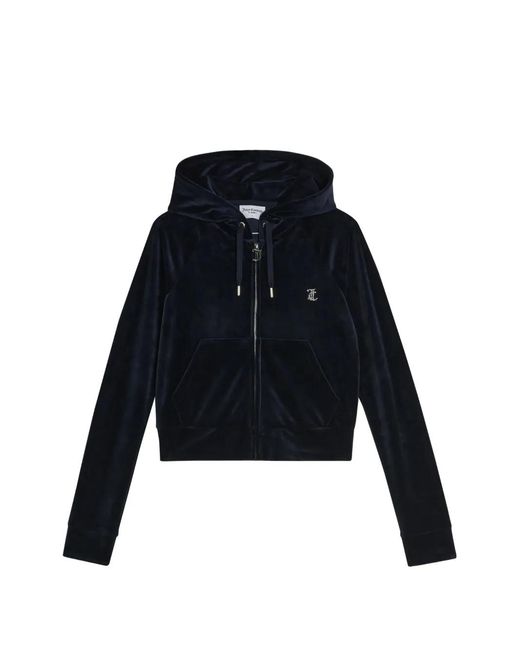 Juicy Couture Blue Zip-Up Hoodie