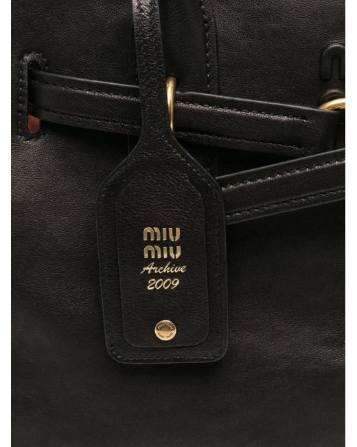 Miu Miu Black Aventure Tote Bag
