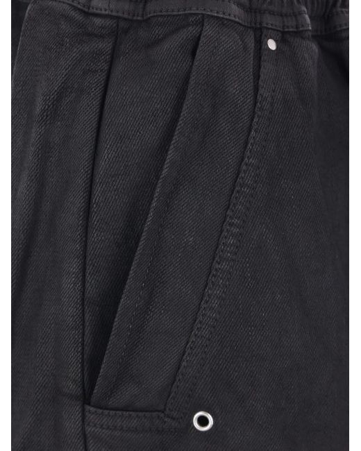 Rick Owens Cargo Broek in het Blue voor heren