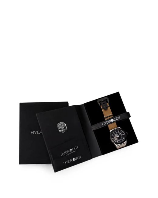 Hydrogen Black Vento Skeleton 44Mm Watch for men