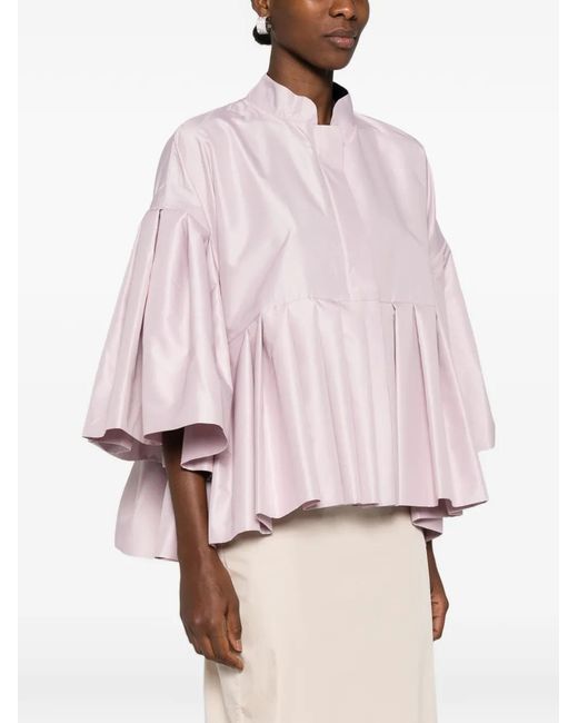 Parlor Pink Flounce-Hem Jacket