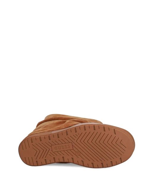 Bottines À Design Drapé Guess en coloris Brown