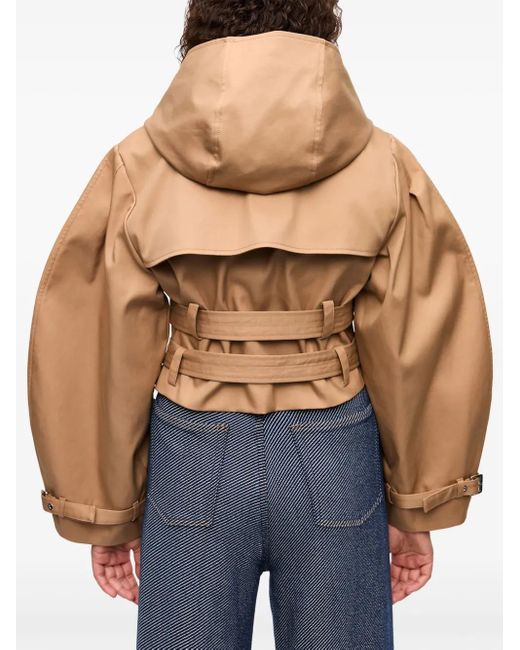 Ganni Natural Hooded Jacket